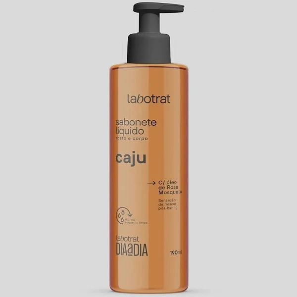 Sabonete Líquido Rosto/Corpo Dia A Dia Caju 190ML Labotrat