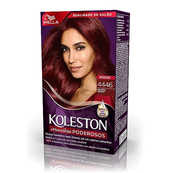 Kit Koleston Vermelhos Especiais 4446 55G Wella