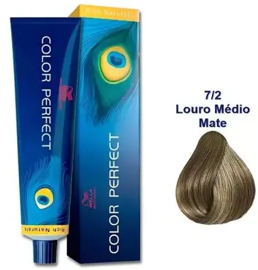 Coloração Color Perfect 7/2 60G Wella