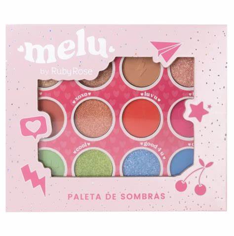 Paleta De Sombra Melu RR1085 Ruby Rose