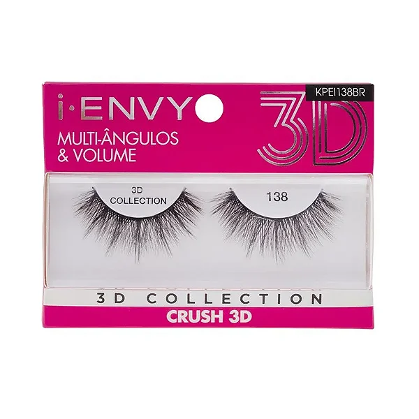 Cílios 3D Collection Crush REF.KPEI138BR Kiss New York