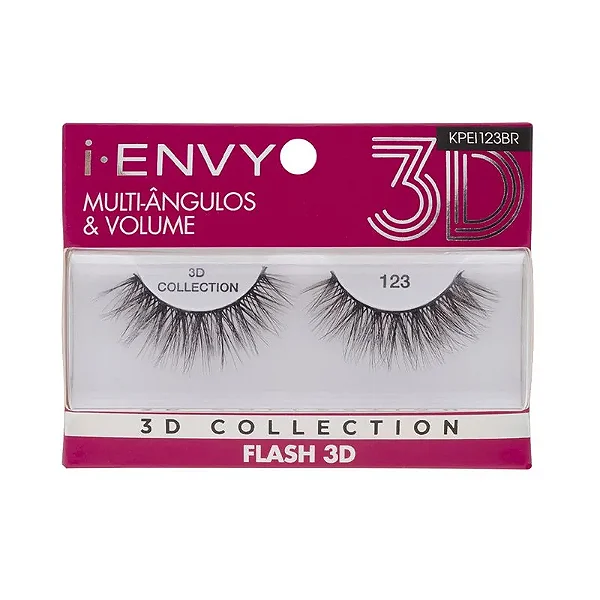 Cílios 3D Collection Flash REF.KPEI123BR Kiss New York
