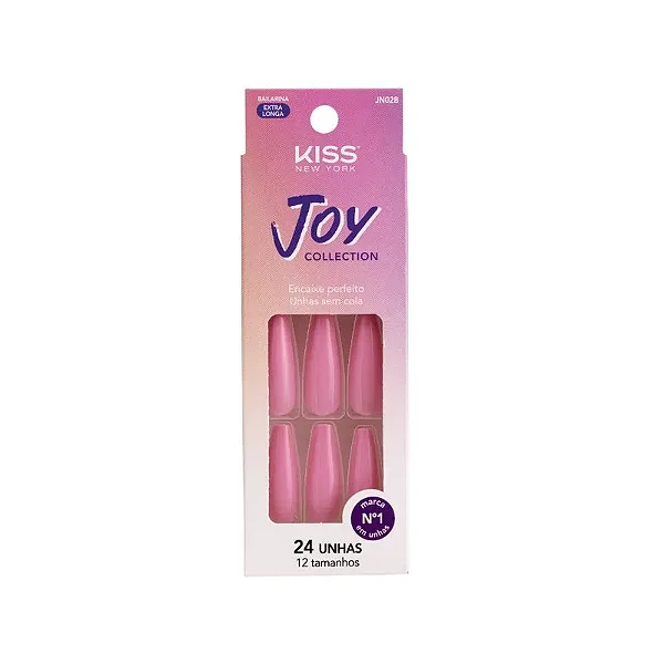 Unhas Collection Nails Sweet Pink REF. JN02B Kiss New York