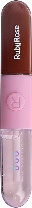Batom Líquido Duo D10 REF. HBF56810 Ruby Rose