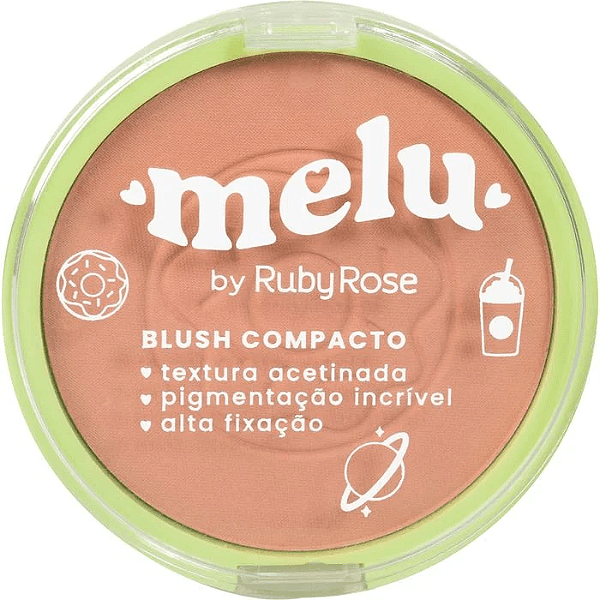 Blush Compacto Melu Cake REF. RR8713 Ruby Rose