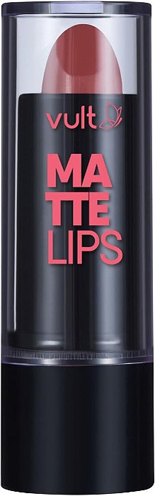 Batom Matte Lips Rosa Paixão 3,8G Vult