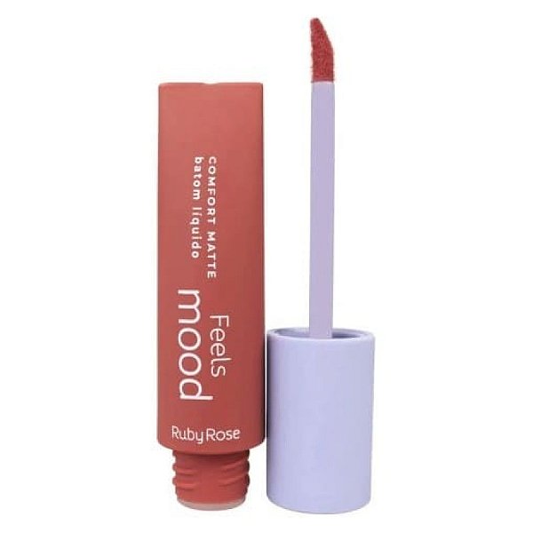 Batom Líquido Feels Lucky L80 4,1ML REF.HB-8230 Ruby Rose