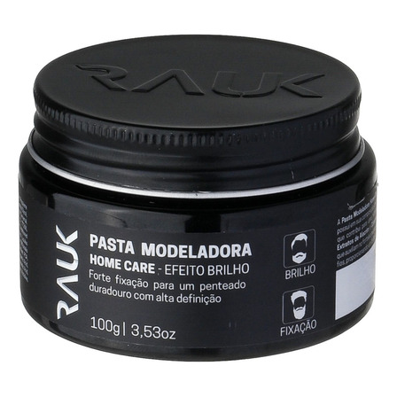 Pasta Modeladora Home Care Efeito Brilho 100G Rauk