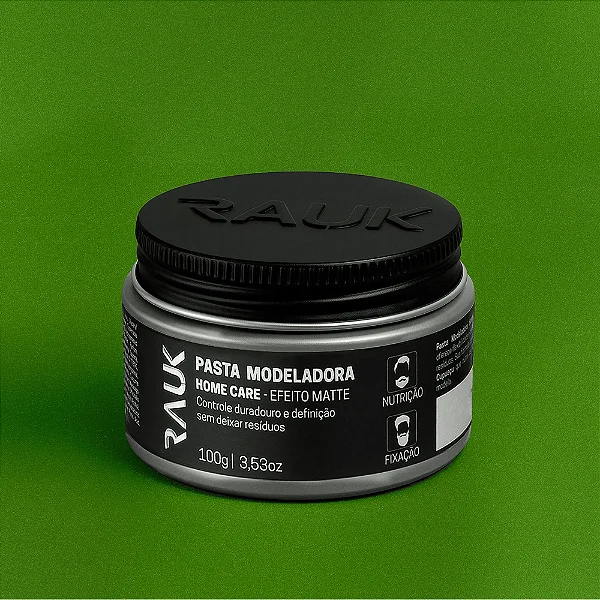 Pasta Modeladora Home Care Efeito Matte Rauk