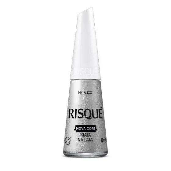 Esmalte Prata Na Lata 8ML Risqué