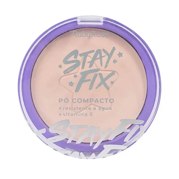 Pó Compacto Stay Fix MC10 10G REF.HB-857/1 Ruby Rose