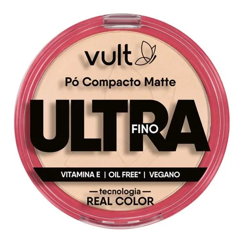 Pó Compacto Facial Ultrafino V400 9G Vult