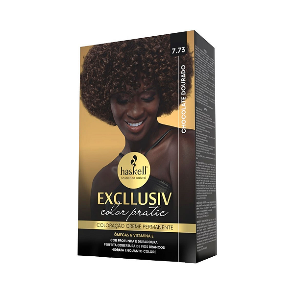 Kit Tintura Color Pratic Excllusiv 7.73 Haskell