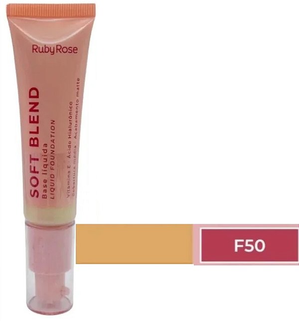 Base Liquida Soft Blend F50 REF. HBM301-50 Ruby Rose