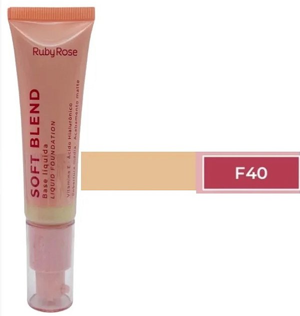 Base Liquida Soft Blend F40 REF. HBM301-40 Ruby Rose