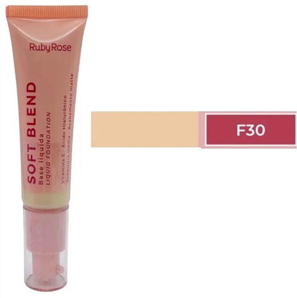 Base Liquida Soft Blend F30 REF. HBM301-30 Ruby Rose