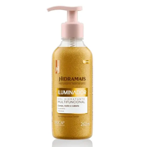 Gel Hidratante Iluminador Multifuncional 260ML Hidramais