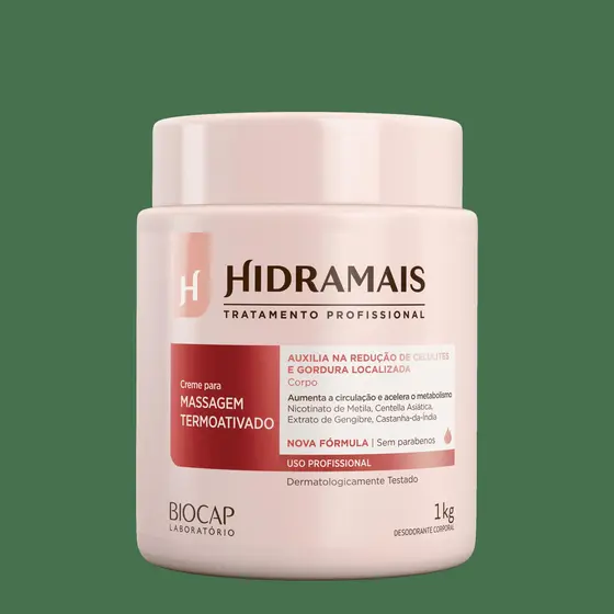 Creme de Massagem Termo Ativado 1KG Hidramais