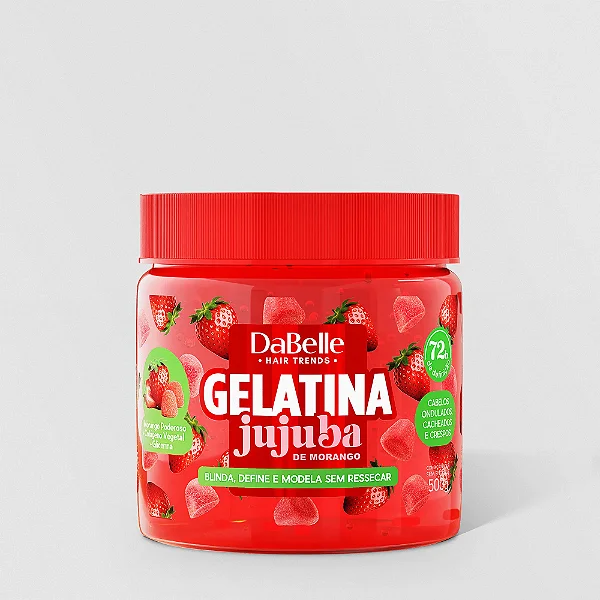 Gelatina Jujuba de Morango 500G Dabelle