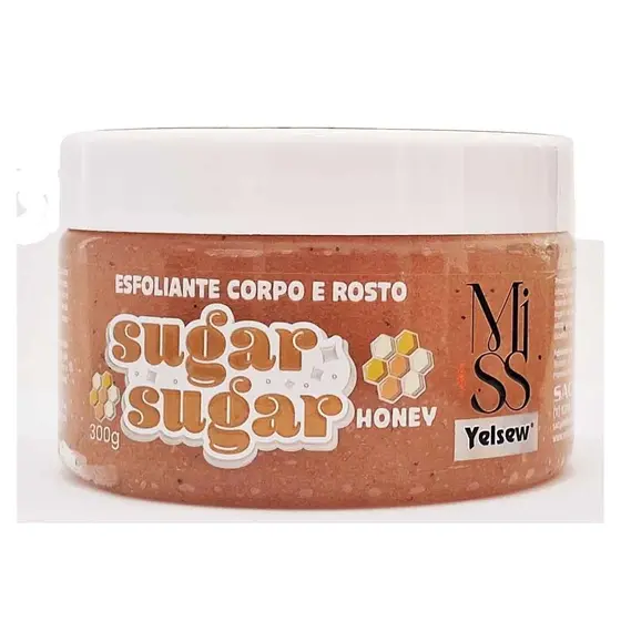 Esfoliante Corpo e Rosto Sugar Sugar Honey 300 g Yelsew