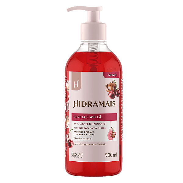 Sabonete Liquido Cereja e Avelã 500ML Hidramais