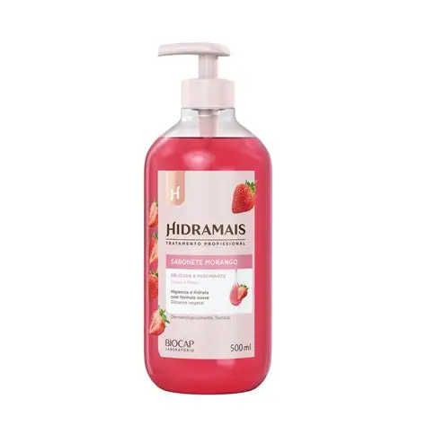 Sabonete Liquido Morango 500ML Hidramais