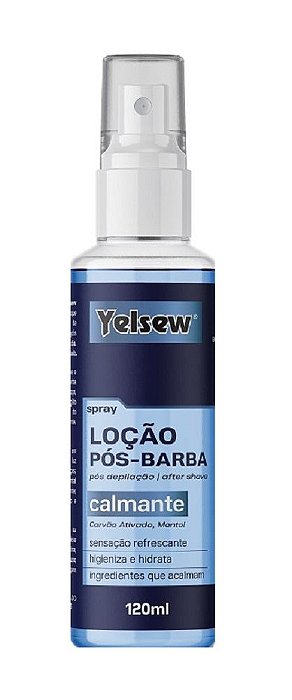 Loção Pós Barba Calmante Azul 120ML Yelsew