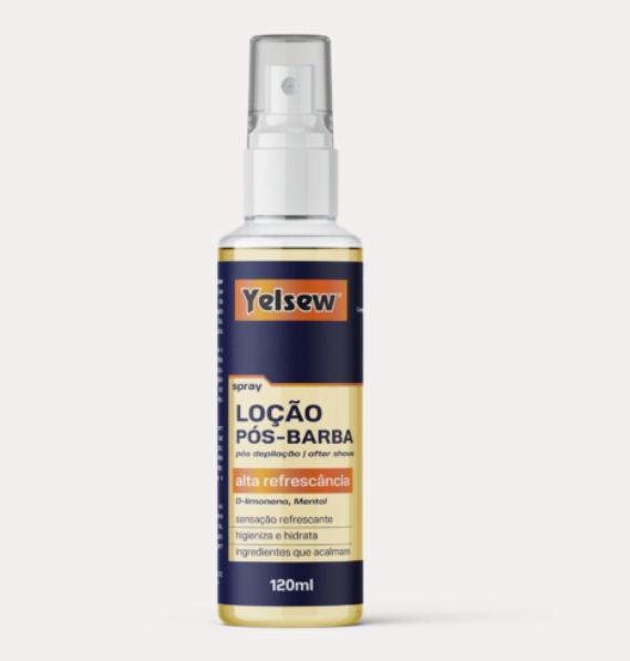 Loção Pós Barba Alta Recrescência Laranja 120ML Yelsew