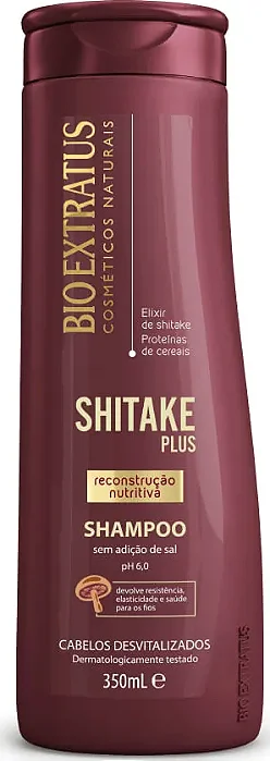 Shampoo Shitake Plus Cereais 350ML Bio Extratus