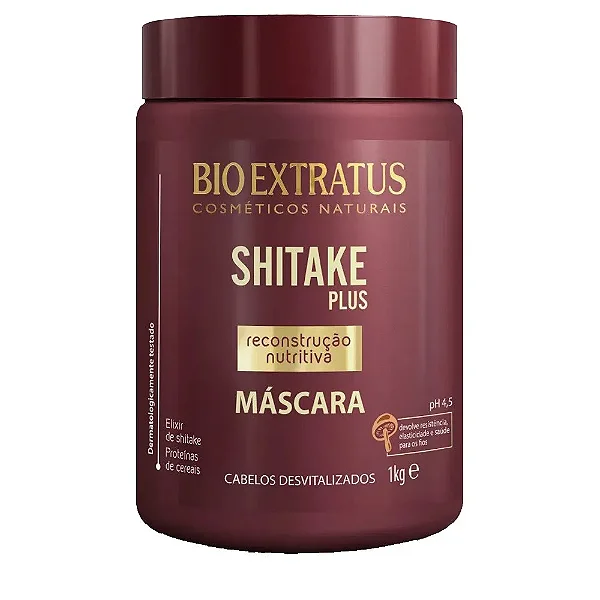 Máscara Shitake Reconstrução 1KG Bio Extratus