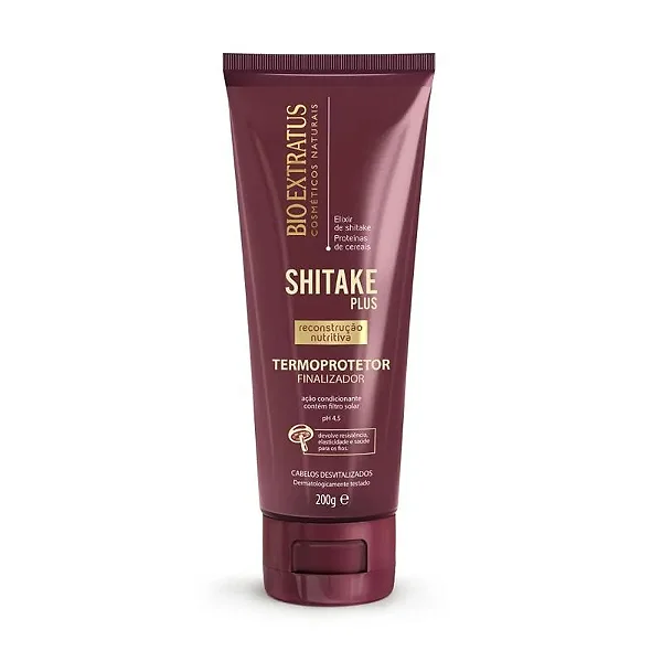 Finalizador Shitake Plus Termoprotetor Nutritiva 200ML Bio Extratus