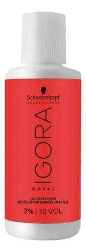 Loção Ox Royal Igora 10VOL. 60ML Schwarzkopf
