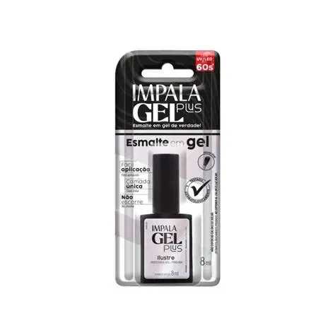 Esmalte Gel Plus Ilustre Iridescência Azul 8ML Impala