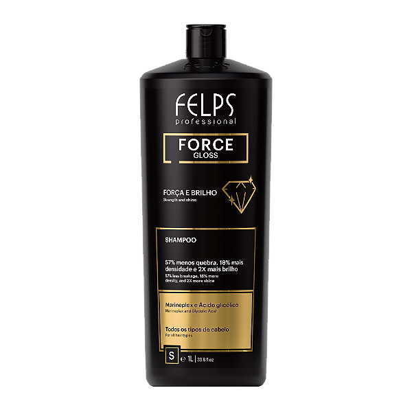 Shampoo Force Gloss 1L Felps