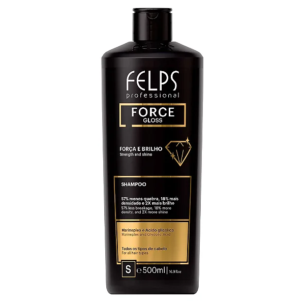 Shampoo Force Gloss 500ML Felps
