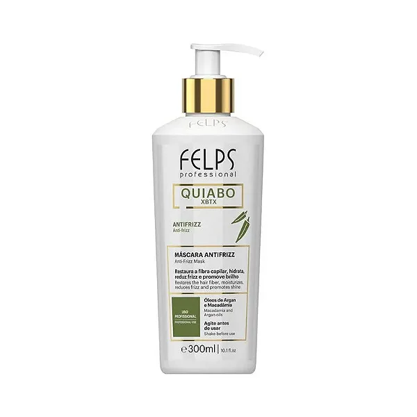 Xbtx Quiabo Okra Alinhamento Capilar 300ML Felps