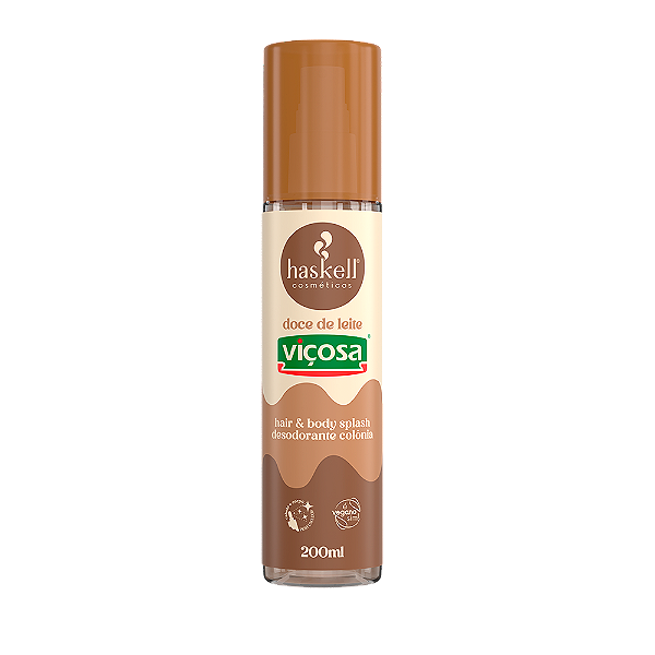 Body E Hair Splash Doce De Leite 200ML Haskell