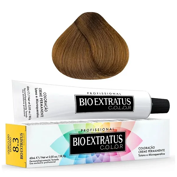 Coloração Profissional Bio 8.3 58,2G Bio Extratus