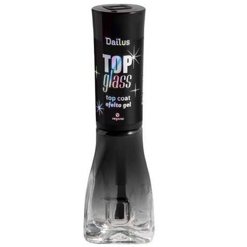 Esmalte Top Coat Glass Efeito Gel 8ML Dailus