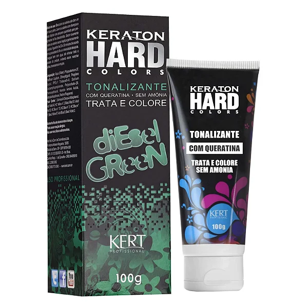Tonalizante Hard Color Diesel Green 100G Kert