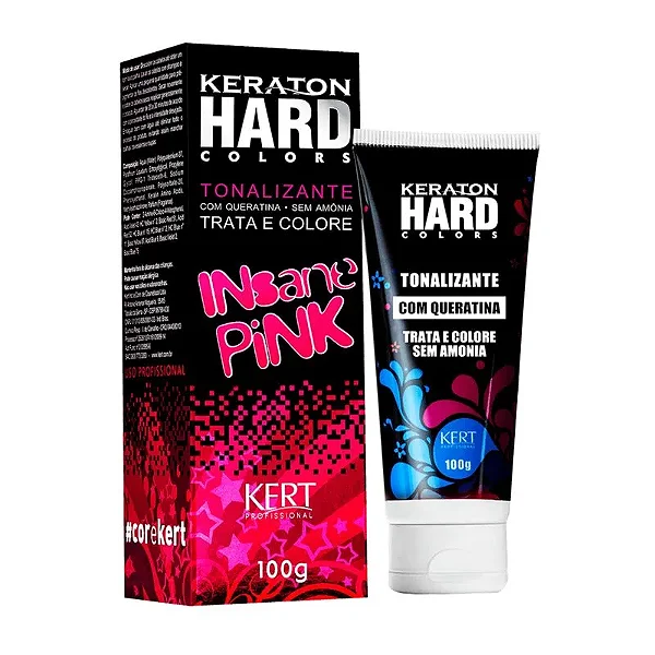 Tonalizante Hard Color Insane Pink 100G Kert