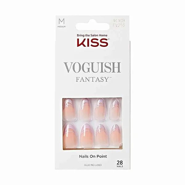 Unhas Voguish Fantasy Nails Fairy Tale REF. BN302B Kiss New York