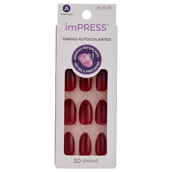 Unhas Impress Warm Witches REF. IMC301B Kiss New York