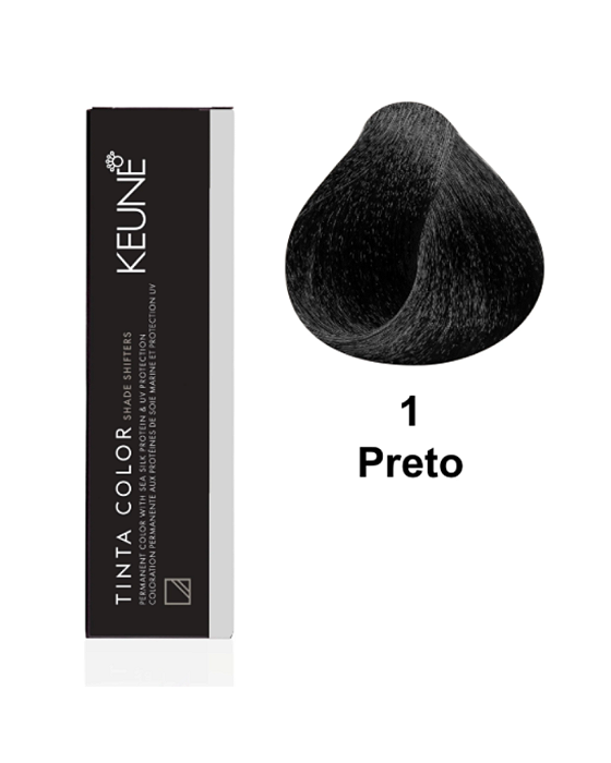 Coloração Color 1 Preto 60ML Keune