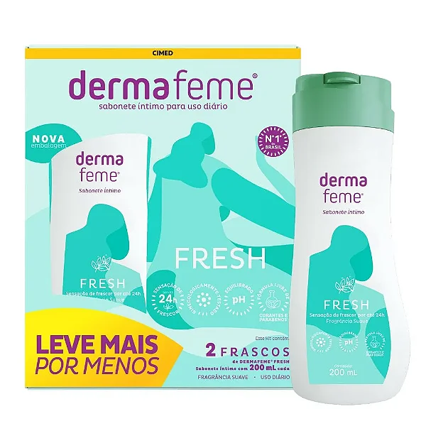 Kit Dermafeme Fresh 2 X 200ML Carmed