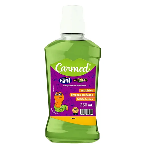 Enxaguante Bucal Fini Minhocas 250ML Carmed