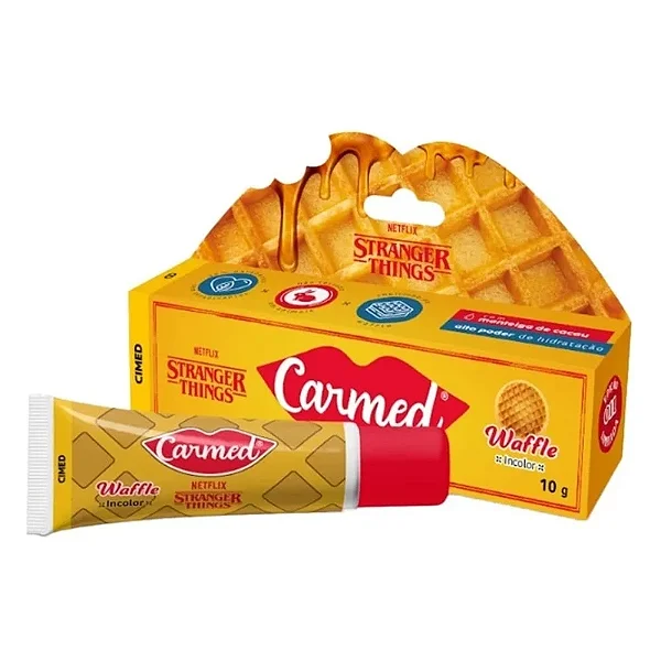 Hidratante Labial Stranger Things Waffle 10G Carmed