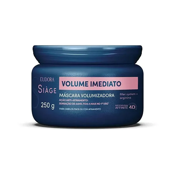 Máscara Siage Volume Imediato 250G Eudora