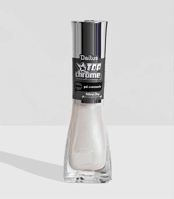 Esmalte Chrome Top Coat Silver Top 8ML Dailus