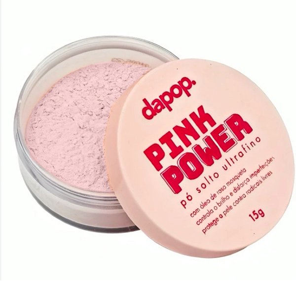 Pó Compacto Pink Power 15G Dapop